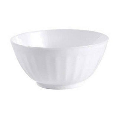 White Plastic Latte Bowls