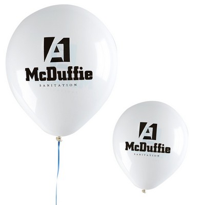 10" Chrome Latex Balloon (1 Color Imprint)