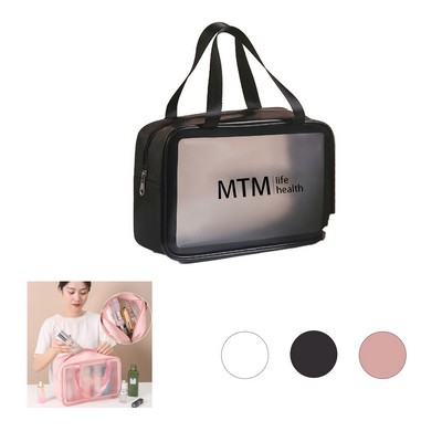 Transparent Travel Storage Pouch Toiletry Bag