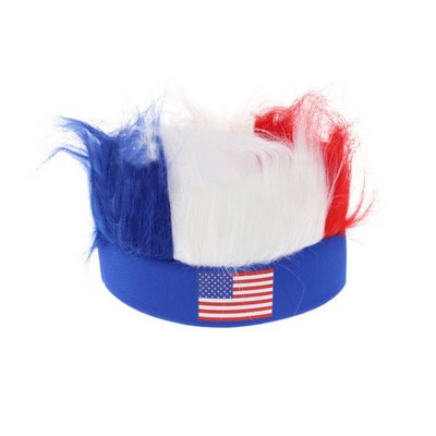 American Crazy Wig With Headband