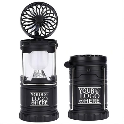 2 In1 Camping Fan Lantern