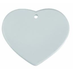 3" Ceramic Heart Ornament