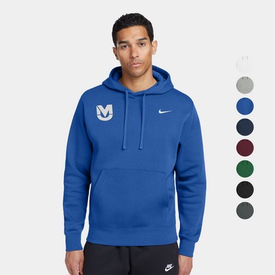 Nike Club Fleece Pullover Hoodie w/ Screen Print 8.2 oz.