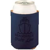 Blue/Black Leatherette Beverage Holder