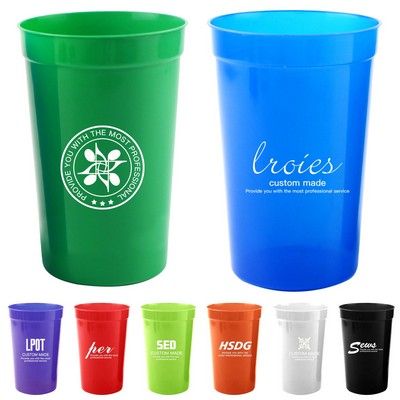 16 oz. Transparent Plastic Stadium Cup