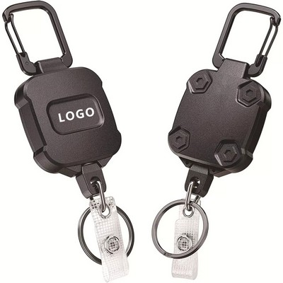 Retractable Id Badge Holder Key Reel