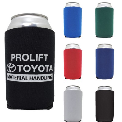 Neoprene Cooler Pocket Can Coolie 3 Sided Imprinted Beverage Insulator