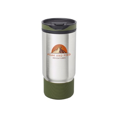 17 oz. Rumble Ribbed Travel Mug (Full Color Imprint)