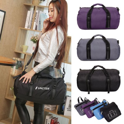 Foldable Travel Bag Luggage Storage for Sports Gym Water Resistant Bag