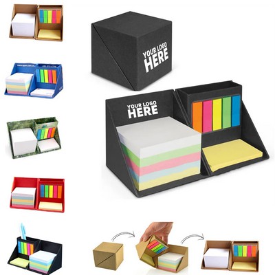 Folded Cube Memo Pad Box