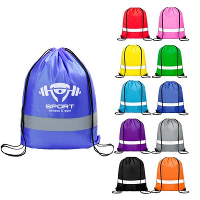 Reflective Drawstring Bag