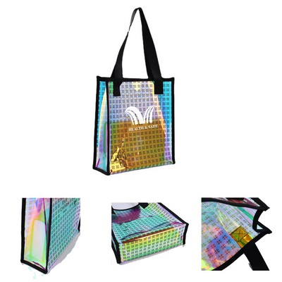 Large Clear Tote Bag Pvc Shoulder Handbag