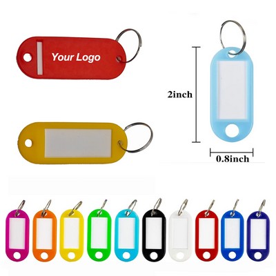 Plastic Key Ring Tag