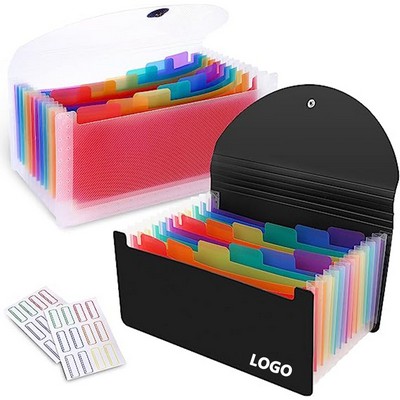 Mini Expandable File Folder Organizer for Cards, Coupons, Receipt