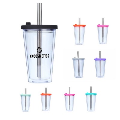 Double-Wall Transparent Tumbler