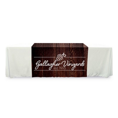 PolyPoplin™ Table Runner w/Full Cloth Dye Sublimation (58"x63")