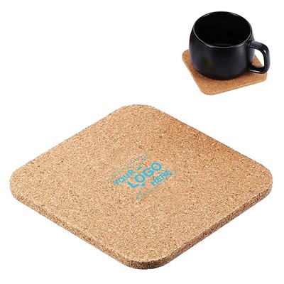 Square Cork Drink Coasters