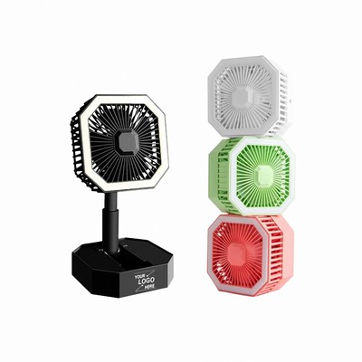 Portable Foldable LED Desk Fan