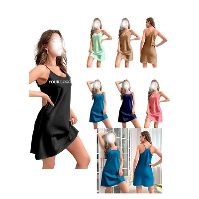 Women Sleepwear Sexy Lingerie Nightgown Pajamas