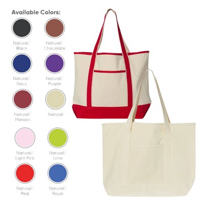 Heavy Canvas Large Deluxe Tote Bag