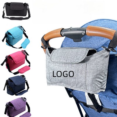 Universal Stroller Organizer with Insulated Cup Holder