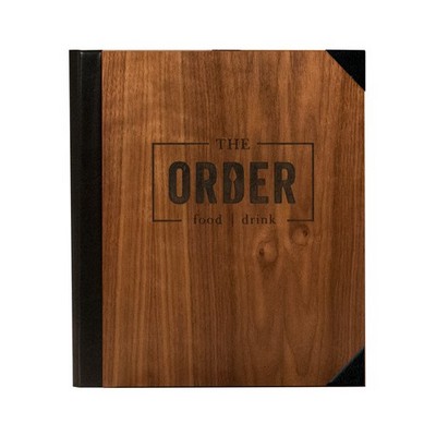 Authentic Wood 1 View Menu Cover