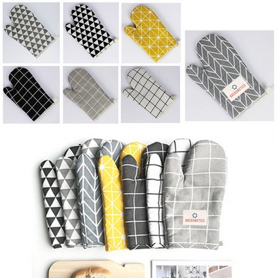 Microwave Oven Baking Thickened Gloves