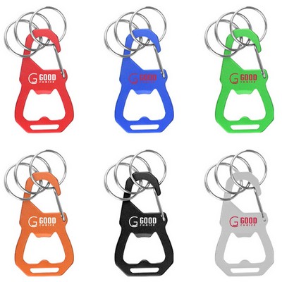 Keyrings Carabiner with Bottle Opener