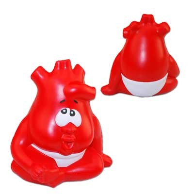 NEW PU Heart Figure Stress Ball