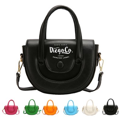 PU Leather Solid Tote bag