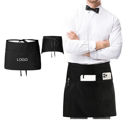 Waist Apron with 3 Pocket