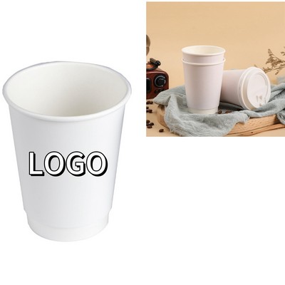 12 Oz Disposable Coffee Cup Thickened