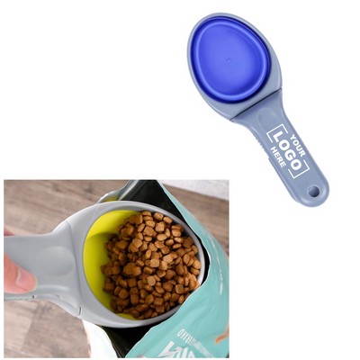 Dog Food Scoop with Bag Clip