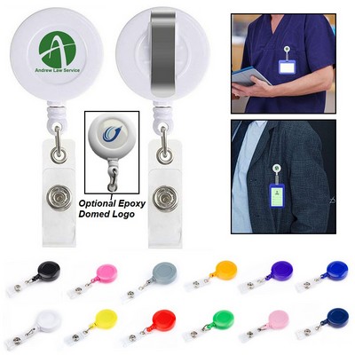 Retractable Badge Holder with Slip Clip