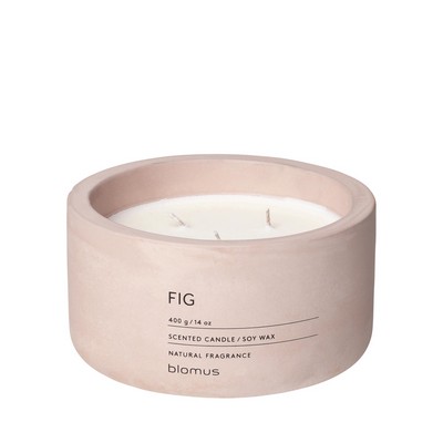 Blomus Fragra Scented Candle In Concrete Container - 3 Wick