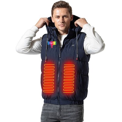 Electric Heated Vest - 9 Heating Zones