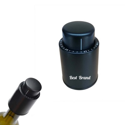 Wine Bottle Stopper With Time Record Mark