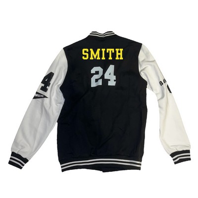 Polyester Fleece Varsity Jacket