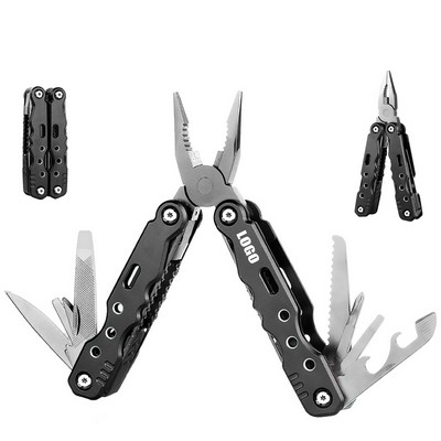 Silver Multi-Pliers Tool Kit Essential for Travel and Camping