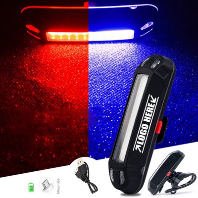 Rechargeable Bicycle LED Flashlight with Adjustable Mount