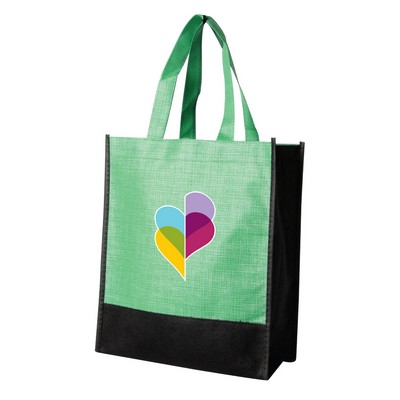 Non Woven Tote Bag - Full Color Transfer (10"x12"x4.25")