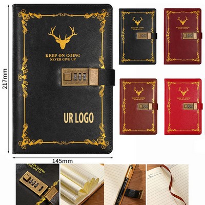 A5 Pu Leather Secret Diary