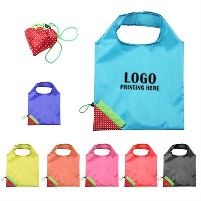 Strawberry-fruit Shaped Foldable Shopping Bag