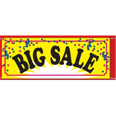 Printed Confetti Banners (Big Sale) (3' x 8')