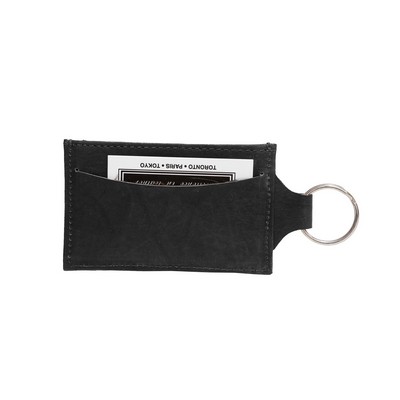 Ashlin® Designer Midnight Black Aquilina ID Holder w/Key Fob