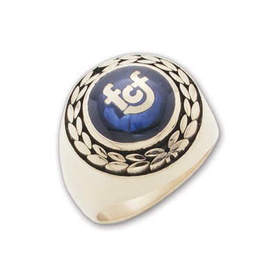 Legendary Series Women's Round Collegiate Ring (10Mm Center Stone)