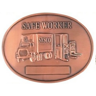 2½" Custom Die Cast Belt Buckle