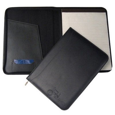 Zippered Slim Line Padfolio