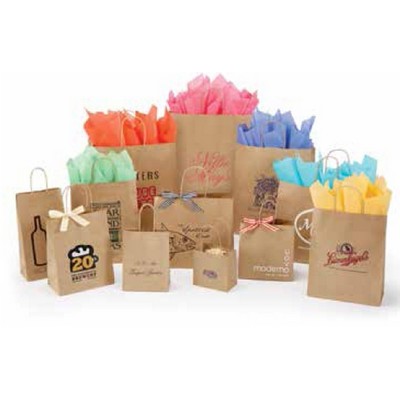 Recycled Natural Kraft Paper Shopping Bag (12"x 5"x 10")