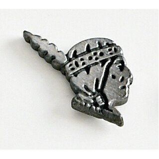 Indian Head Marken Design Cast Lapel Pin (Up to 5/8")